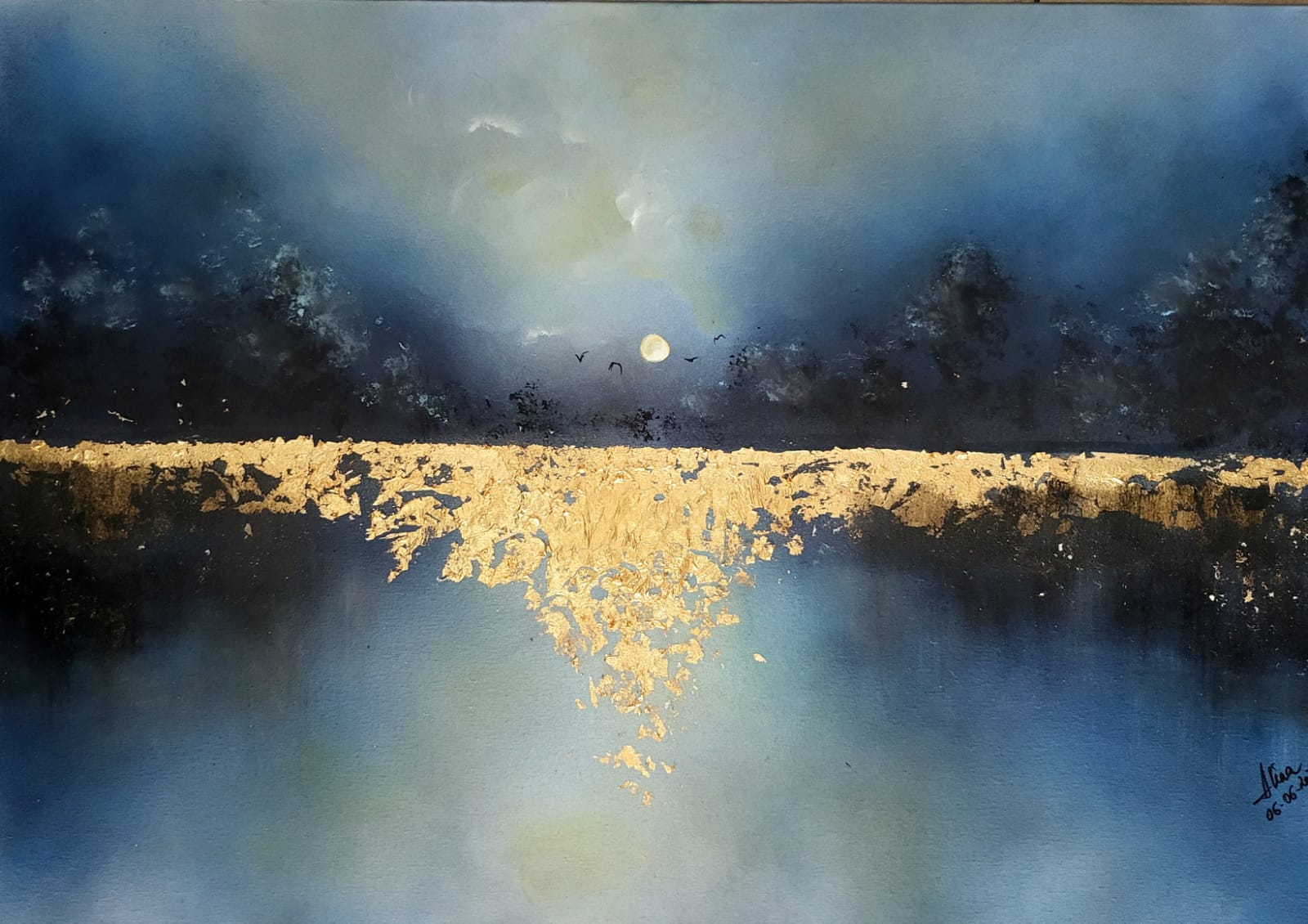 ArteDiAlina.com painting: Morning has broken